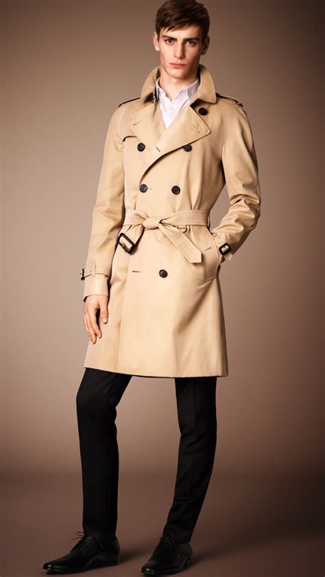 burberry trench coat men short|burberry men's trench coat outlet.